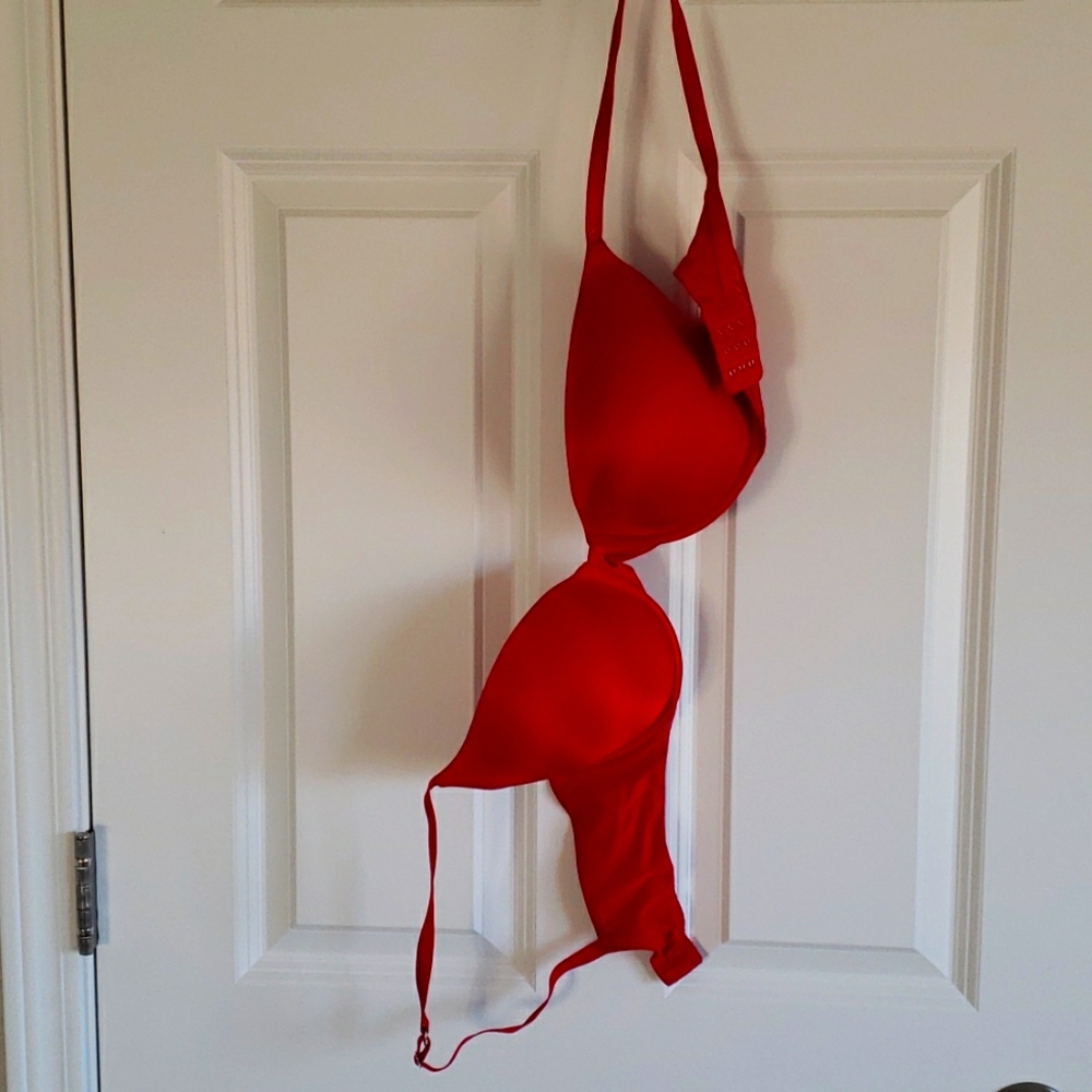 Victoria secret red demi bra
